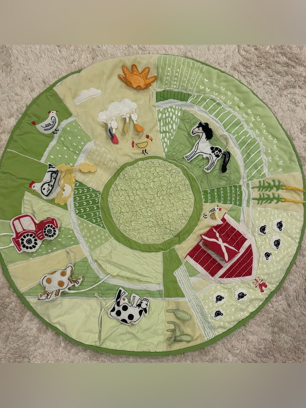 Wonder & Wise by Asweets On the Farm Activity Play Mat